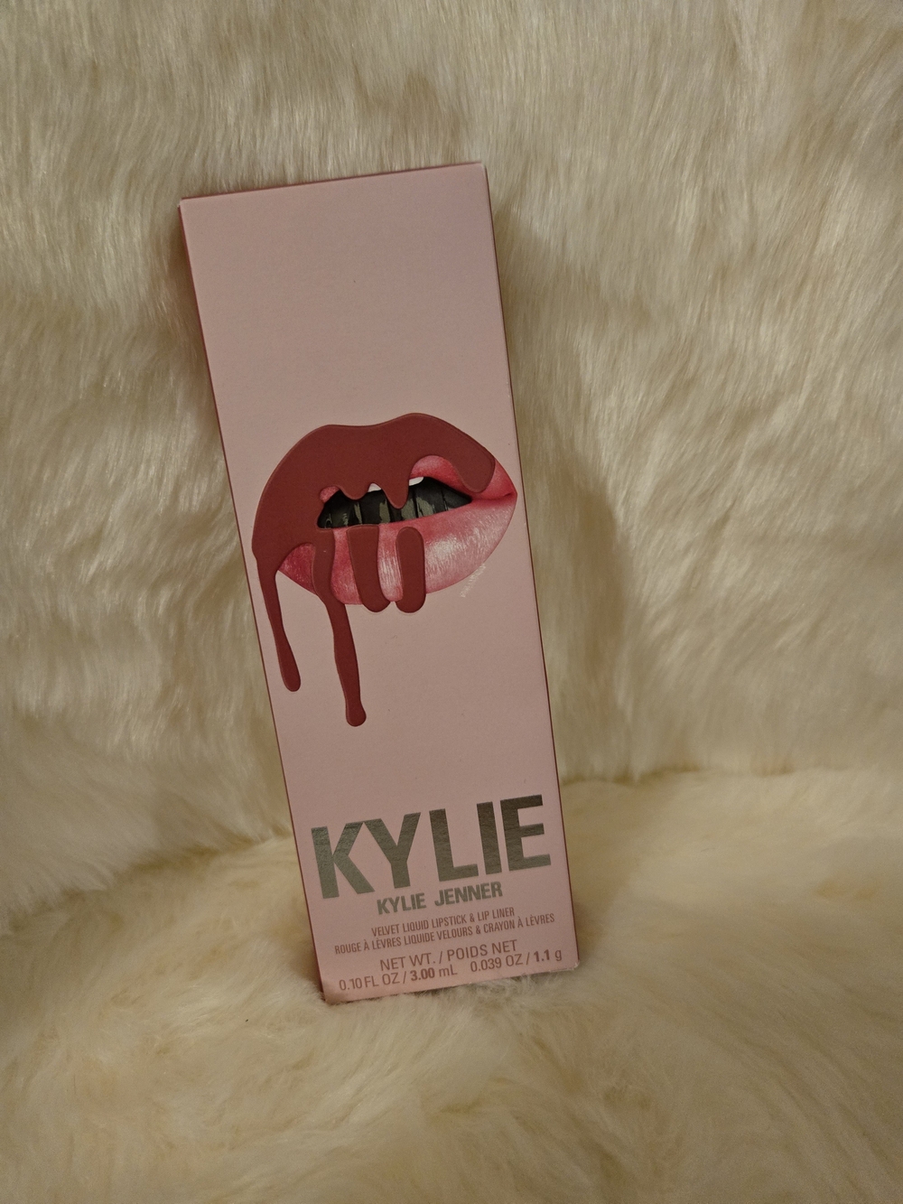 Rimmel London Velvet Liquid Lipstick Box - Pink with Red Accent